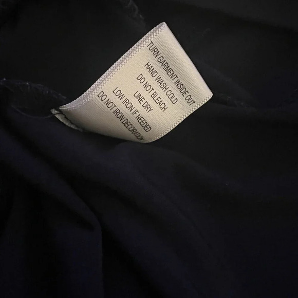 Soho Apparel Dress Petite Large Navy Gold Square Stud Accents Slit Stretch Knit - Picture 7 of 9